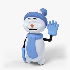 3D Snowman rigged