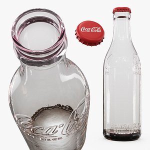 Vintage Coca Cola Straight Side Glass Bottle 1900s Empty model
