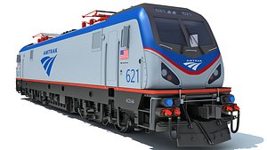 Amtrak Electric Locomotive