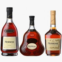 Hennessy Cognac VS VSOP XO Bottles Collection