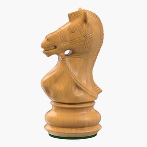 Wooden Chess Knight
