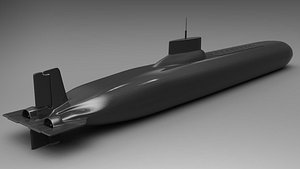 3d typhoon submarine akula