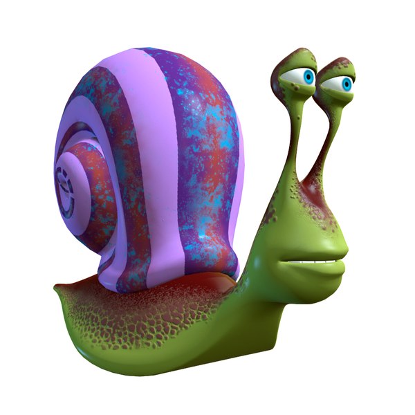 fbx snail cartoon toon