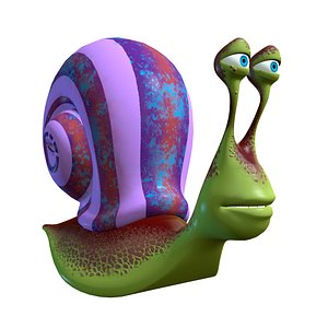 Cartoon mature Snail