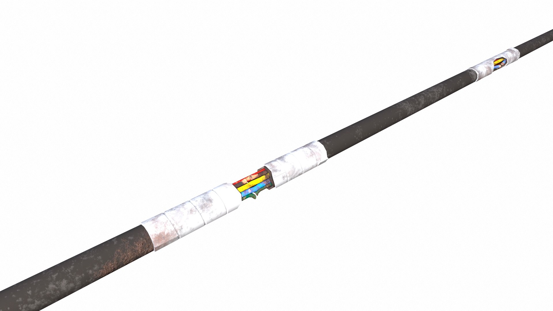 Cable Damaged 3D Model - TurboSquid 2358388
