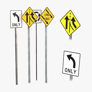 Road Signs Pack - Lane Control System