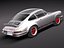 3d c4d porsche 1973 911