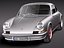 3d c4d porsche 1973 911