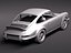 3d c4d porsche 1973 911