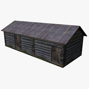 3d village shed