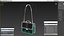 Classic Leather Briefcase Black 3D model