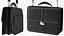 Classic Leather Briefcase Black 3D model