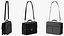 Classic Leather Briefcase Black 3D model