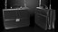 Classic Leather Briefcase Black 3D model