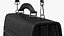 Classic Leather Briefcase Black 3D model