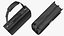 Classic Leather Briefcase Black 3D model