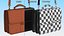 Classic Leather Briefcase Black 3D model