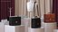 Classic Leather Briefcase Black 3D model