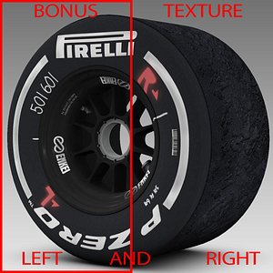 3d pirelli tyre enkei model