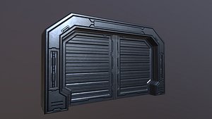 3D door metal sci model