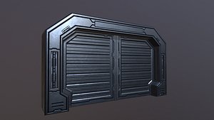 Sci-fi Metal Door
