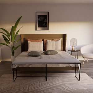 3D model Bed BoConcept Austin