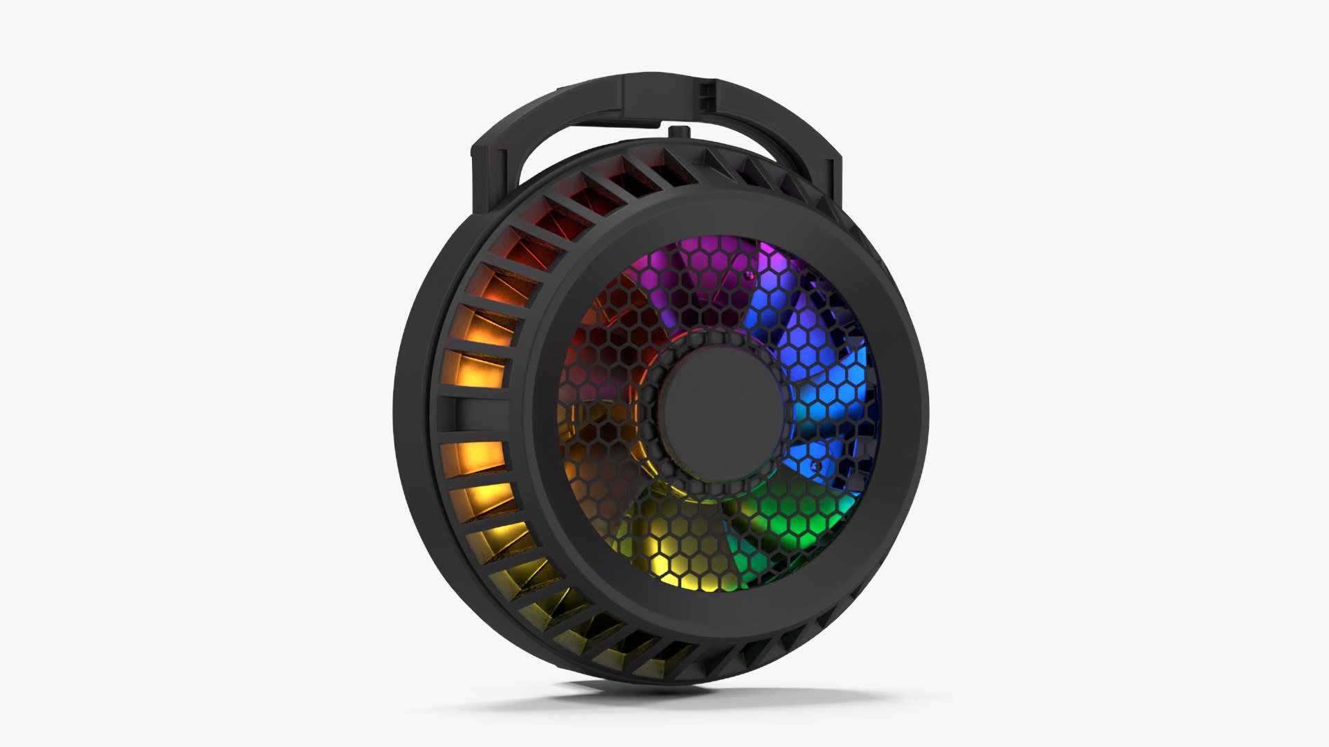 Cooling System Phone Razer with Mount 3D model preview