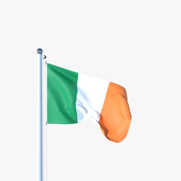 3D Animated Flag of Ireland