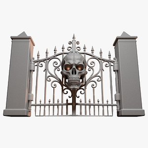 Skull Gate C4d 3D model