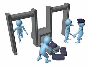 metal detector 3D model