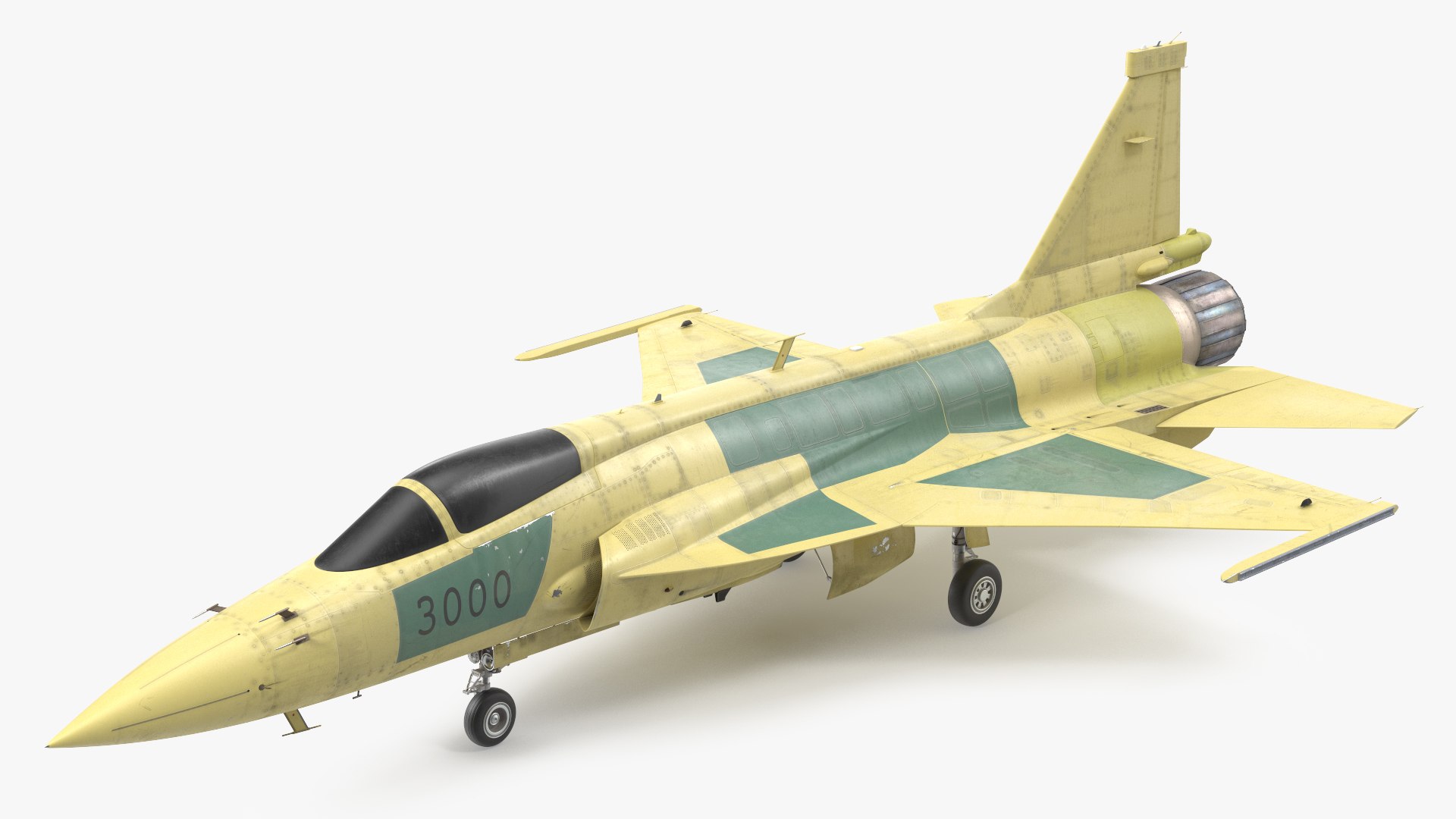 Chengdu FC-1 Xiaolong Exterior Only 3D model preview