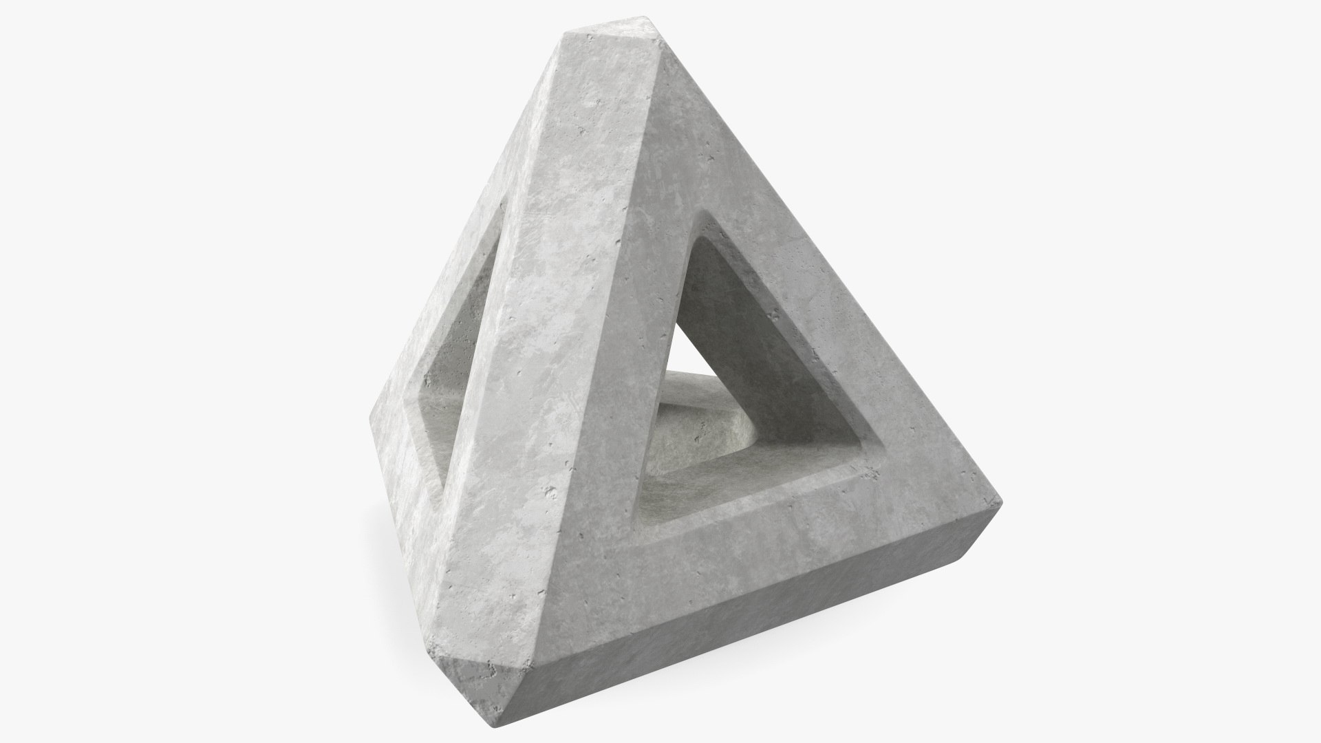 Concrete Breakwater Pyramid 3D model preview