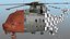 Medium Lift Military Helicopter Rigged