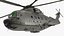 Medium Lift Military Helicopter Rigged