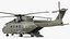 Medium Lift Military Helicopter Rigged
