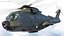 Medium Lift Military Helicopter Rigged