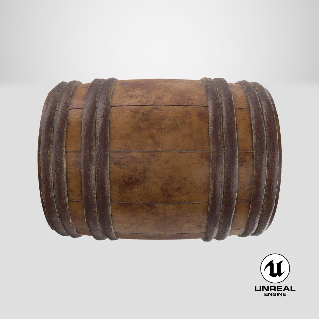 3D gunpowder keg - TurboSquid 1174432