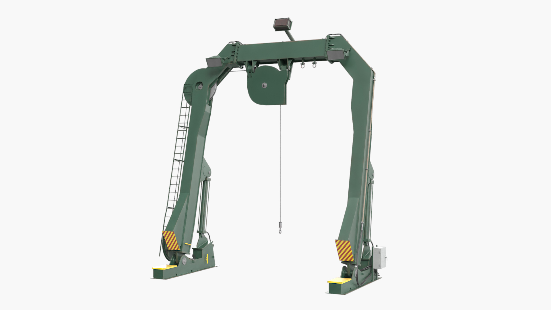 3D U-Frame For Lowering And Lifting Oceanographic Equipment Model ...