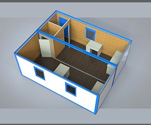 3D modular office 30m2