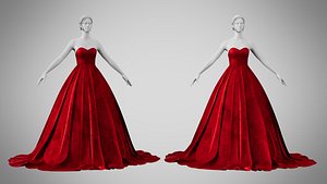 Dress 47 Ruby Velvet