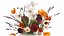 Bouquet Of Wild Flowers In A Vase Lavender Poppy 486