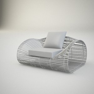 max basketwork armchair