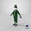 3D Leprechaun Costume model