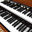 3d organ keyboard hammond model