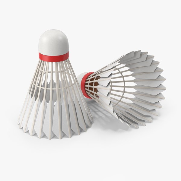 Badminton Shuttlecocks 3D model