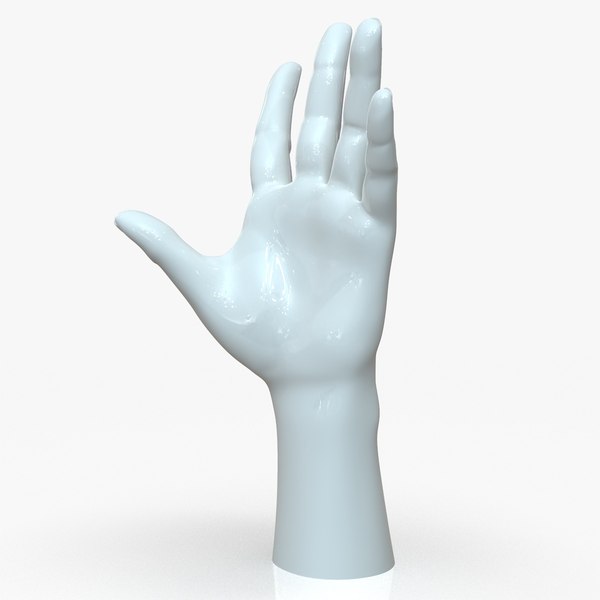 3D hand casual woman f1p3d1v1hand model