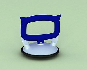 suction cup vantuz 3d model