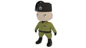 3D Benito Mussolini