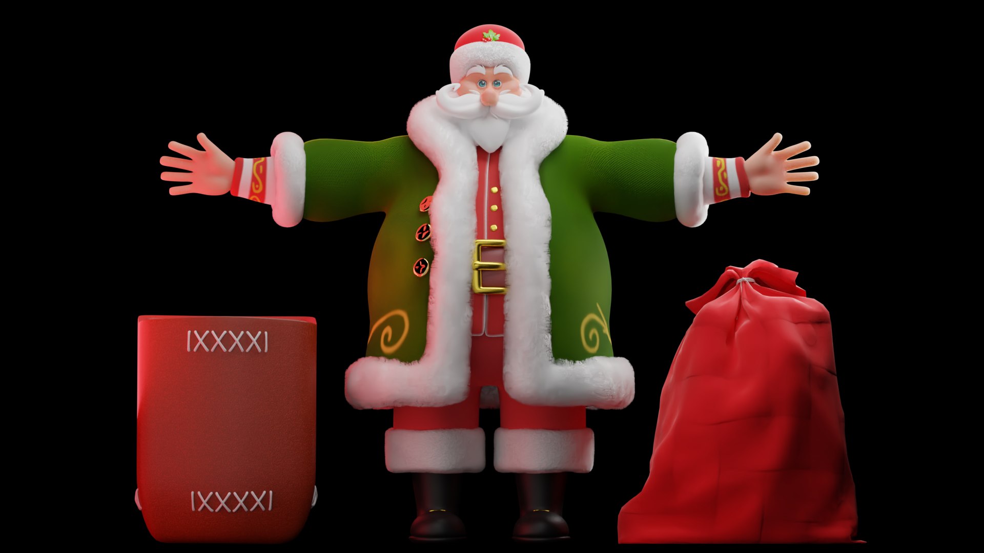 Stylized Santa 3D model - TurboSquid 2014956