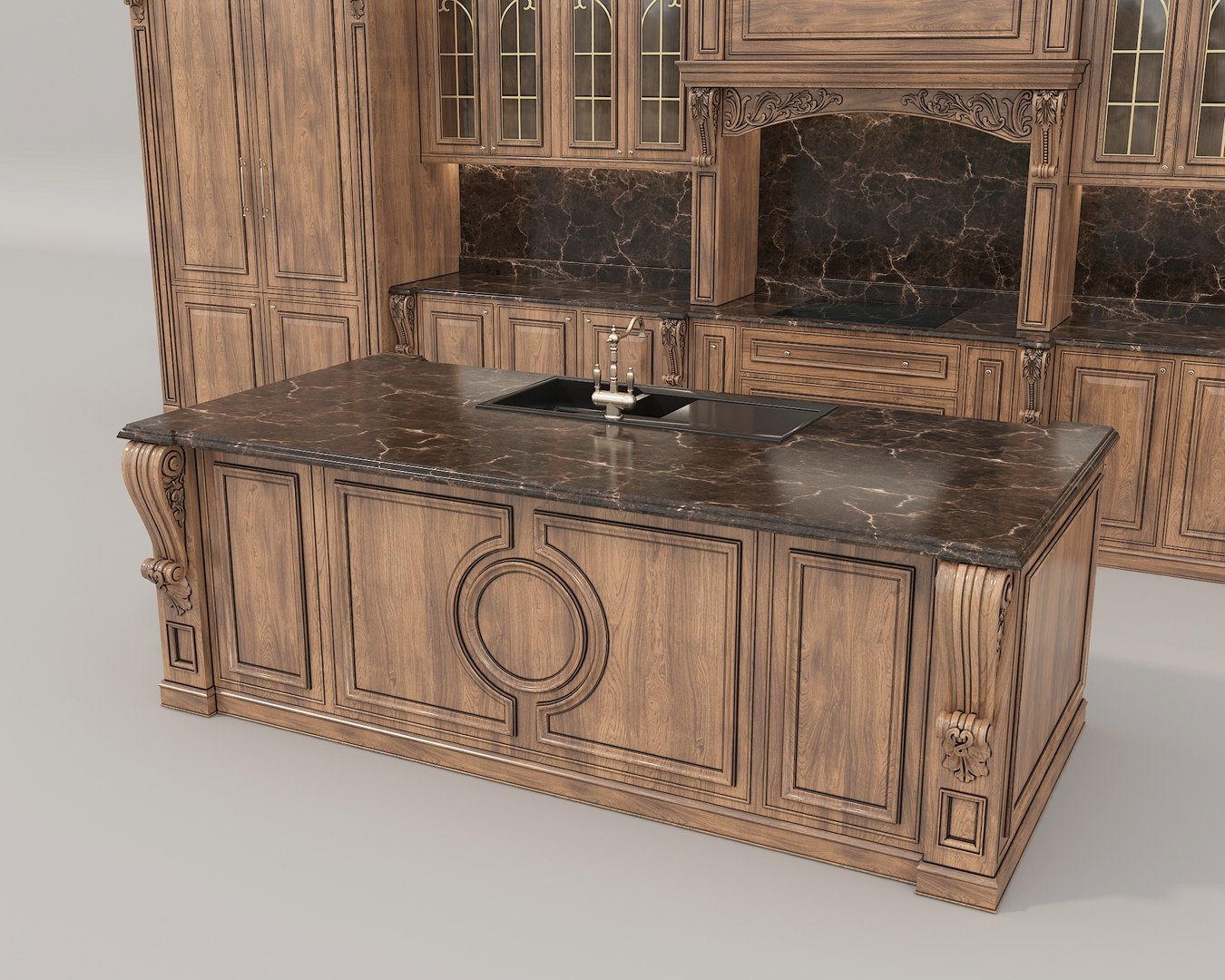 3D model Classic Kitchen 6 - TurboSquid 2156179